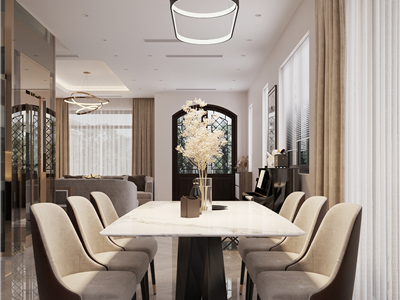 Mẫu thiết kế nội thất biệt thự hiện đại, ấn tượng- CĐT anh Hải tại Vinhomes Marina, Hải Phòng