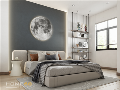 Thiết kế nội thất phòng ngủ hiện đại, tối giản cho nhà chị Nhung tại Văn Cao, Hải Phòng