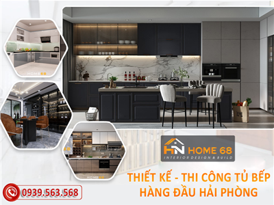 Đơn vị thiết kế,thi công tủ bếp đẹp, chuyên nghiệp hàng đầu Hải Phòng