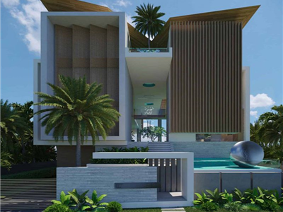 Căn biệt thự vườn ven biển với bể bơi siêu đẹp tại Queensland Australia