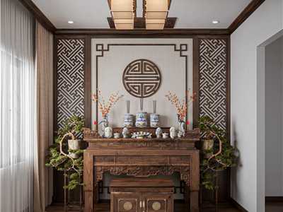 Tĩnh Tại Trong Từng Chi Tiết – Thi Công Nội Thất Phòng Thờ Cùng Home 68