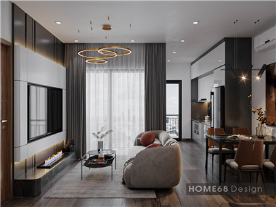 Thiết kế nội thất chung cư mini 7 tầng hiện đại- CĐT cô Vy tại Cầu Đất, Hải Phòng