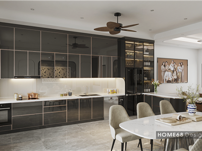 Dự án thiết kế nội thất nhà phố phong cách hiện đại tại An Hải, Hải Phòng - CĐT Anh Trung