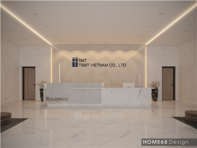 Thiết kế nội thất văn phòng tầng 1 hiện đại tại cụm KCN Bình Lục Hà Nam