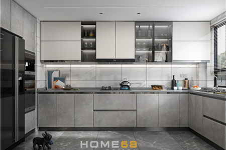 Tủ bếp Acrylic với thiết kế sang trọng, hiện đại C18