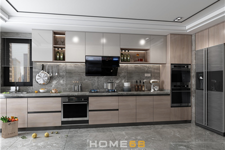 Tủ bếp Laminate hiện đại, tiện nghi LAM 05