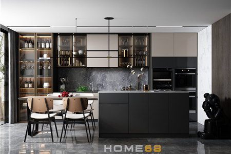 Tủ bếp Laminate sang trọng, đẳng cấp LAM 08