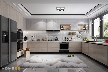 Tủ bếp Laminate tinh tế, hiện đại LAM 03