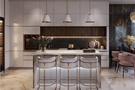 TỦ BẾP CÁNH KÍNH NHÀ CHỊ VÂN - DỰ ÁN BIỆT THỰ ĐƠN LẬP VENICE VINHOMES IMPERIA 