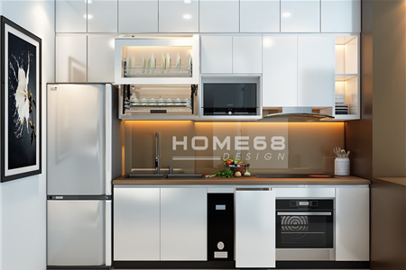 TỦ BẾP NHỰA SƠN MEN BÓNG Ô TÔ